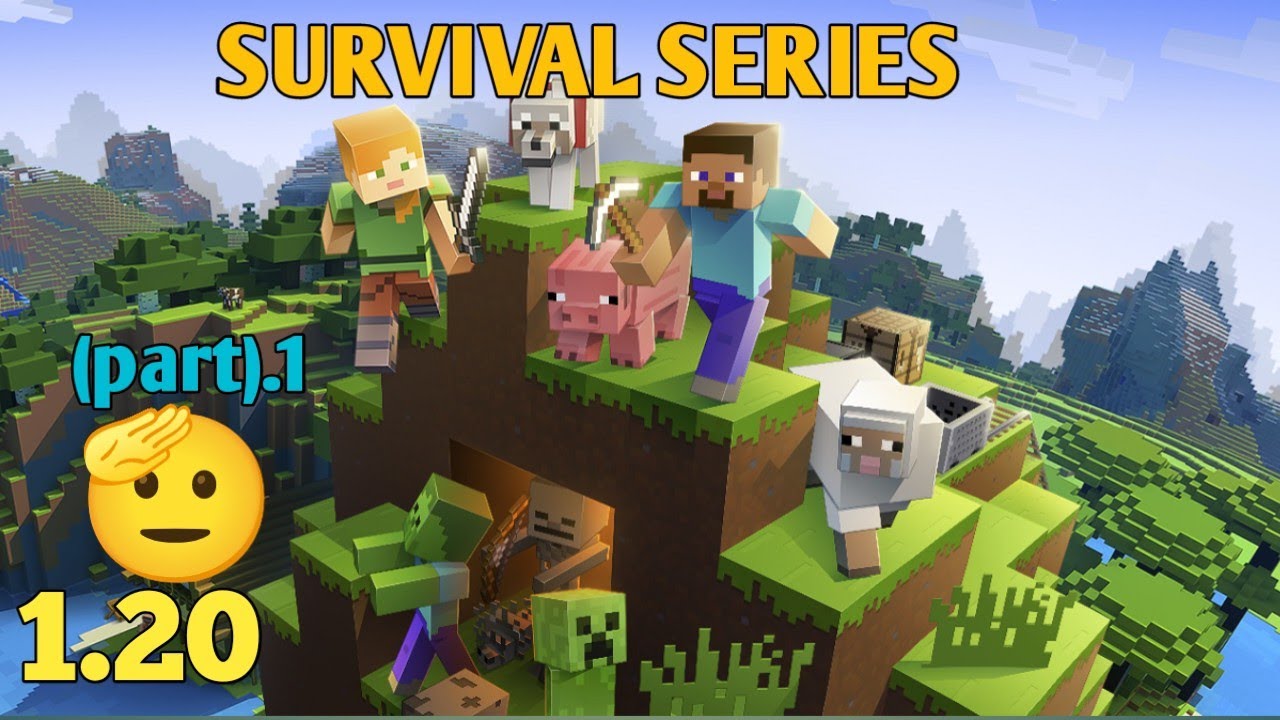 Minecraft 1.20 Survival Series In Hindi EP-01😂 | Shipwreck & Village On ...