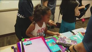 Operation Homefront gives military kids backpacks