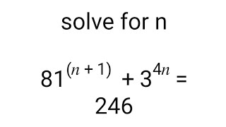 How to solve for n#learn #maths#algebra #education