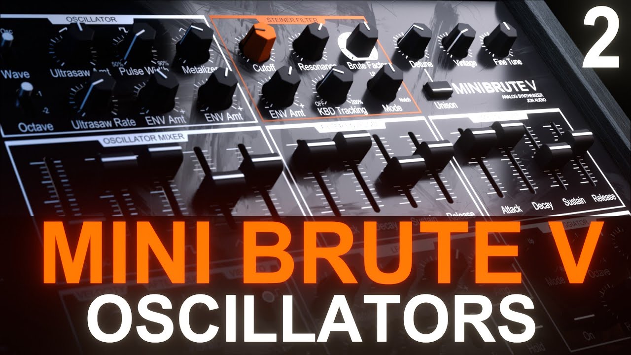 Arturia Mini Brute V Master Course | 2 Oscillators and Oscillator Mixer