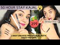 3 Smudge Proof (intense black) Kajal that stays for 50 hours only for rs 300’ affordable black kajal