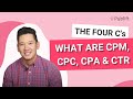 What are CPM, CPC, CPA & CTR?