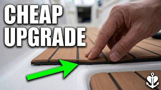 4. Spring Arrives - Installing EVA Foam Fake Teak Decking #budget #seadek