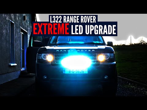 This LED lighting upgrade made a HUGE difference on the cheapest 4.4 TDV8 Range Rover L322!