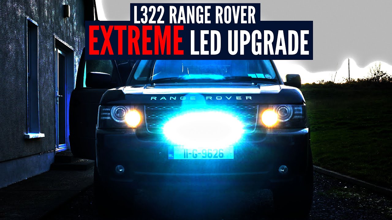 This LED lighting upgrade made a HUGE difference on the cheapest 4.4 TDV8  Range Rover L322! 