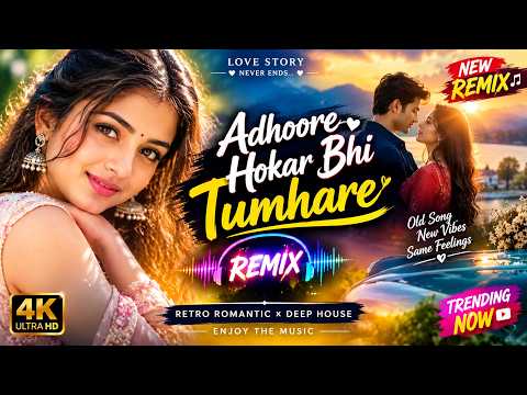 💔 Adhoore Hokar Bhi Tumhare ❤️ | Official Romantic Remix 2026 | Retro Deep House | Love Song
