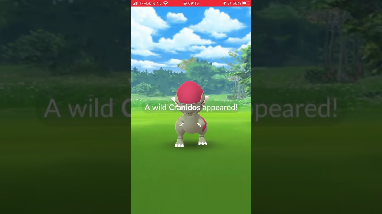 Shiny cranidos!