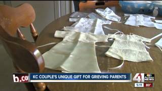 KC couple makes angel gowns