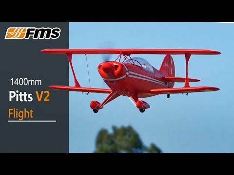 FMS 1400mm Pitts V2- Flight and Features