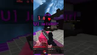 block tapped a hacker #minecraft #bedwars #gaming