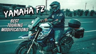 Yamaha FZ budget touring modification..