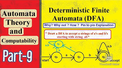 Deterministic Finite Automata (Example 4 )|  Automata Theory | Theory of computation