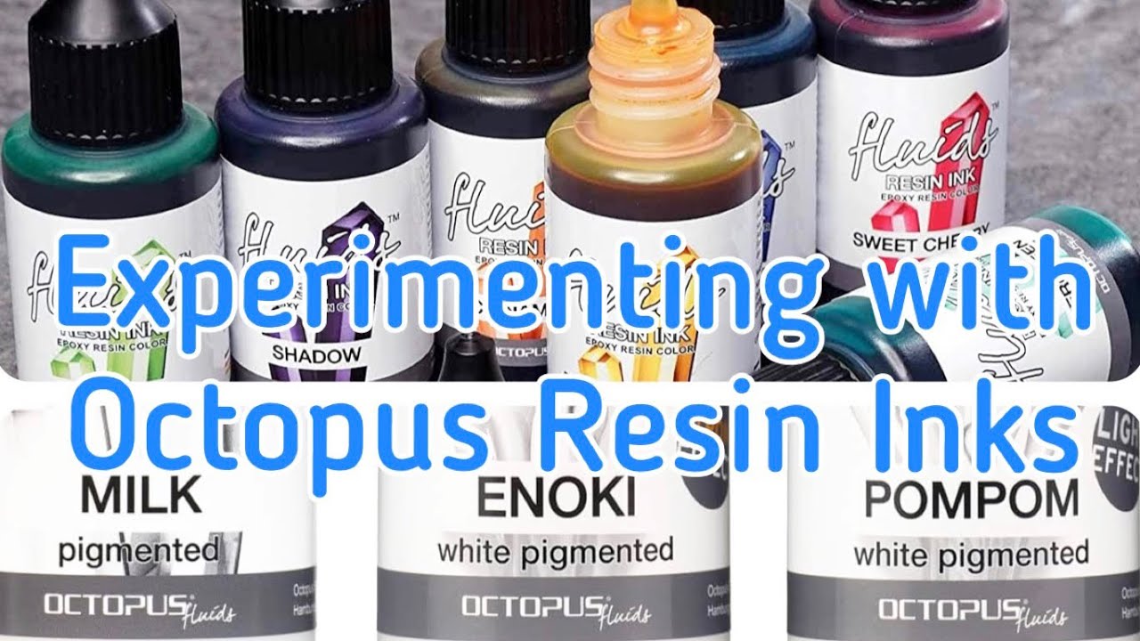 Resin Ink-Colour your Resin art work with Octopus Fluids ink: Octopus Fluids