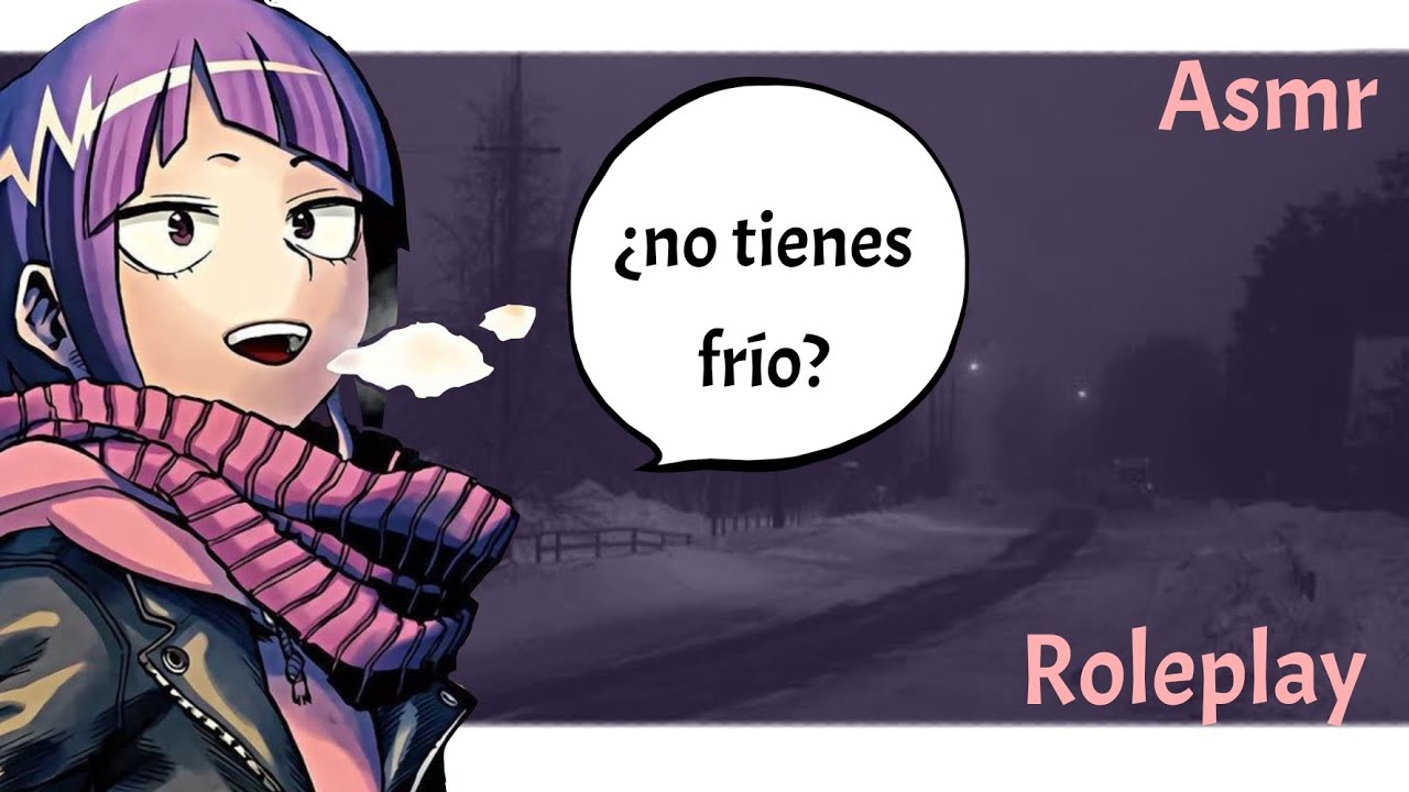 Caminata nocturna con Jirou Kyouka || Asmr || Roleplay || Boku no hero academy || Bnha