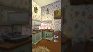 Reformando un baño sin CC en #LosSims4 #sims4build #sims4nocc
