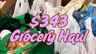 I spent $343 Grocery Haul | Aldi, Meijer & Fresh Market 🛒 Budget + Stock Up