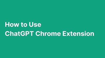 How to Use ChatGPT Chrome Extension