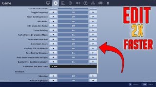 How To Edit Faster In Season 11 | Best New Editing Settings Fortnite screenshot 2