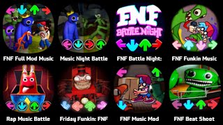 FNF Bunzo Bunny, FNF Squid Game, Music Night Battle, FNF Battle Night, FNF Funkin Music, Rap Battle