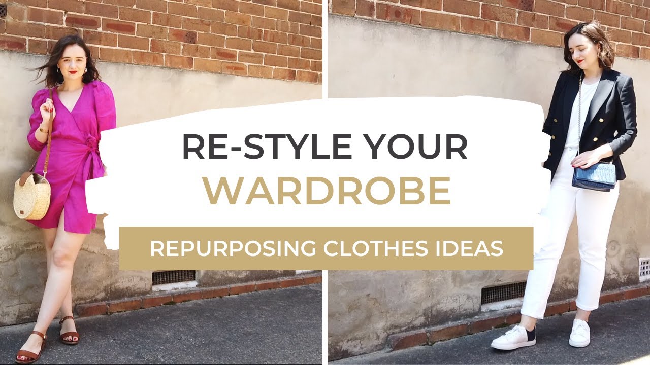 Repurpose Clothing Ideas | Styling Old Items In New Ways - YouTube