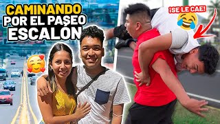 😱CAMINANDO por TODO el PASEO GENERAL ESCALON Ft. @alfredolarin *nos caímos* 😧