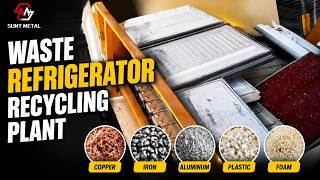 How to Disposal  Waste Refrigerator? | Waste Refrigerator  Recycling Plant#refrigerator #recycling