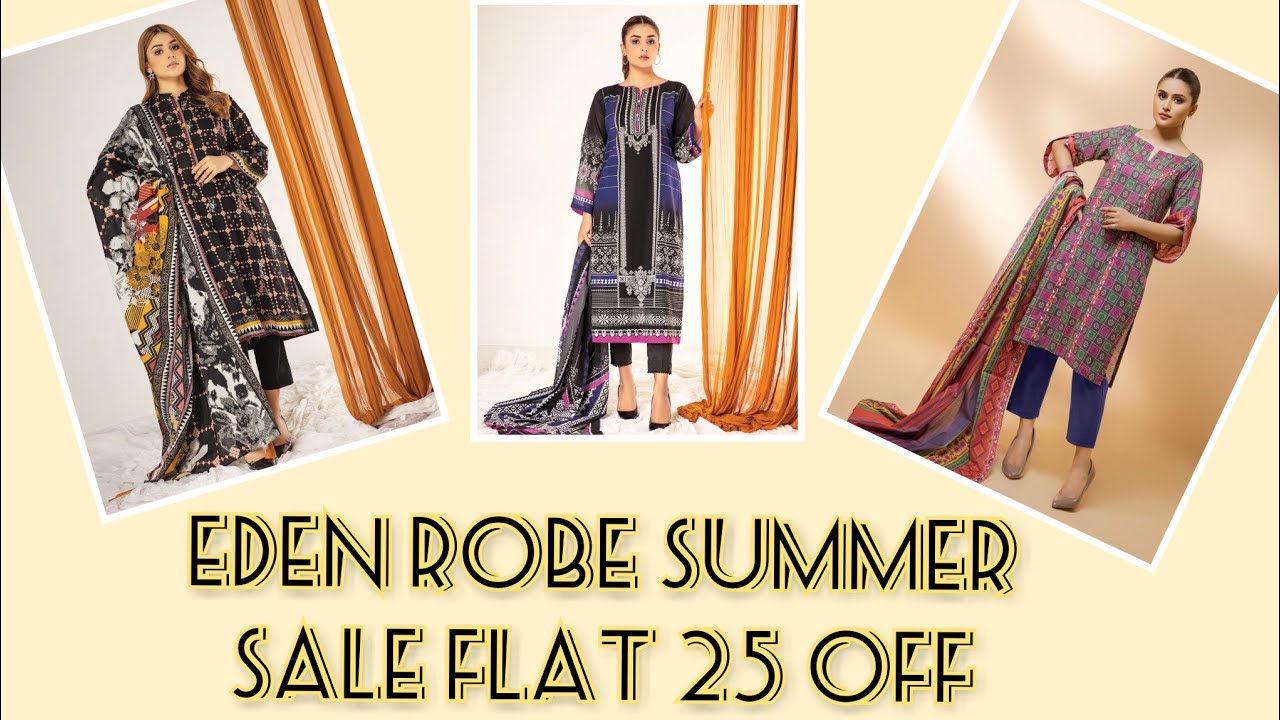 Edenrobe Sale Flat 50% Off Mid Summer Sale 2021