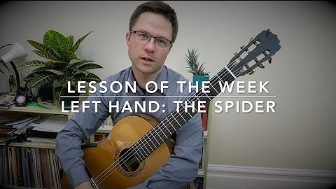 Lesson: The Spider - Left Hand Exercise for Guitar