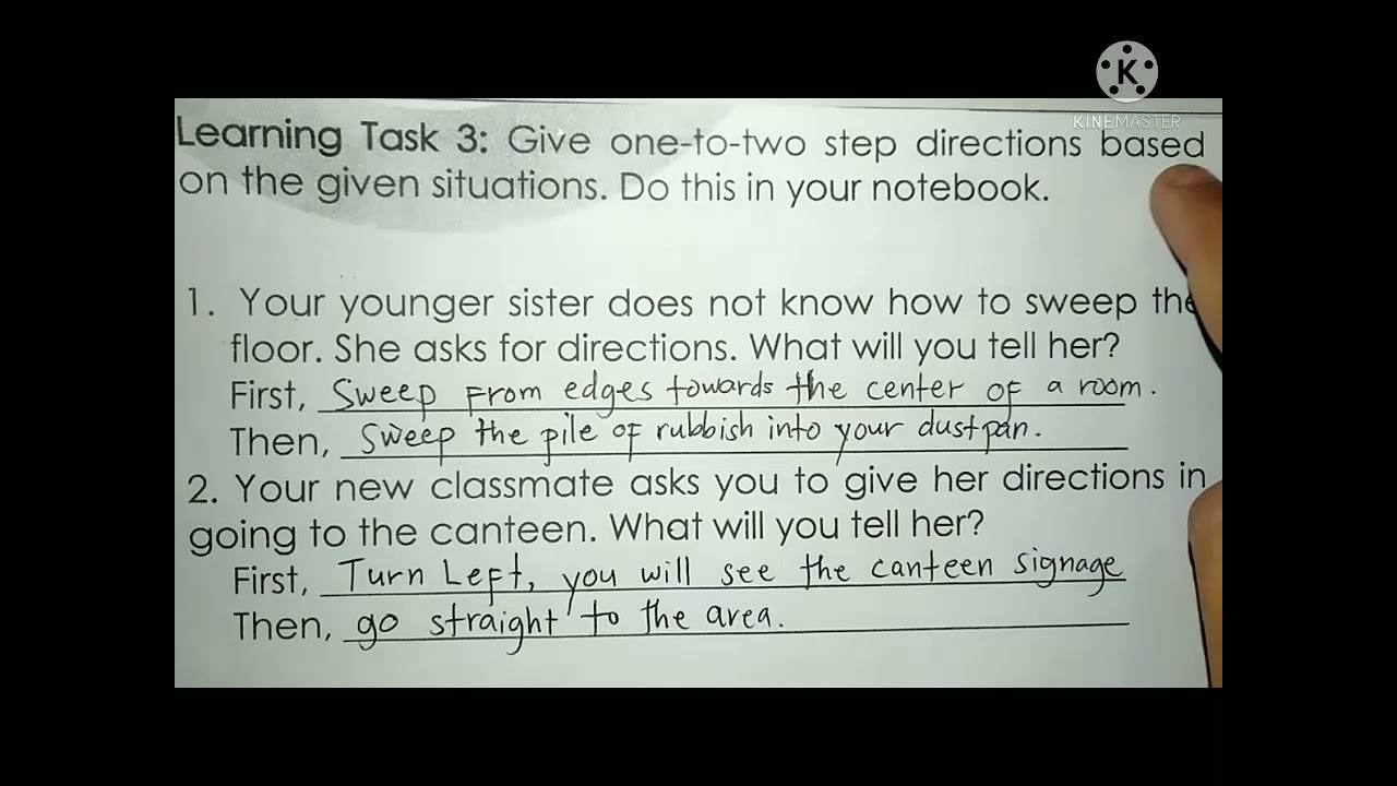 Giving Directions:One-to-two step directions - YouTube