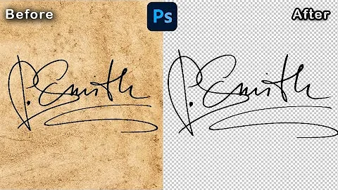 How to remove signature background quickly  in photoshop cs6 | Photoshop idea| ps learning