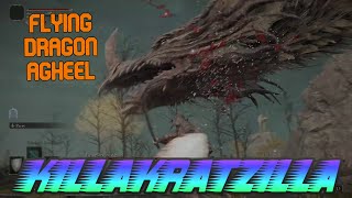 Elden Ring Flying Dragon Agheel Boss Fight Solo Melee No Ashes No Horse
