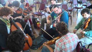 Pascal Gemme & Genticorum Jam after class Fiddle tunes 2010  Part 3