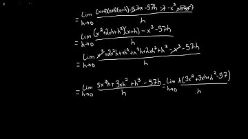 Section 3.2 Finding Derivatives Using Difference Quotients Problem 6