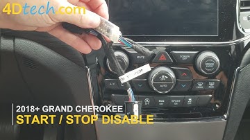 Jeep Grand Cherokee DISABLE Auto Start/Stop Feature - Turn ON and OFF permanently! [2018-2021]