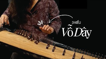 THREE WAYS TO CREATE ORNAMENTATION ON THE VIETNAMESE ZITHER  |  3 KIỂU VỖ DÂY #traditionalmusic
