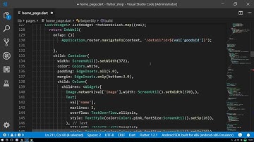 Flutter实战视频 移动电商 43 详细页 补充首页跳转到详细页
