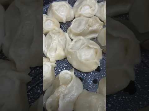 Манты леплю первый раз, получились вкусные. #манты #мантысмясом #тесто