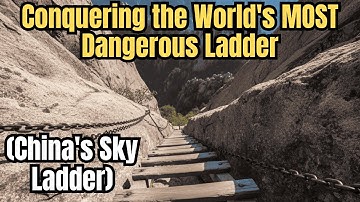Sky Ladder in China: The Real-Life Stairway to Heaven 🤯 | Mount Hua
