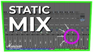 How to ACE the static mix (levels and panning)