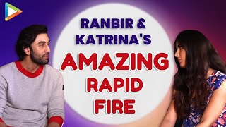 Ranbir Kapoor & Katrina Kaif Rapid Fire | Aamir Khan | Ranveer Singh | Varun Dhawan | Jagga Jasoos