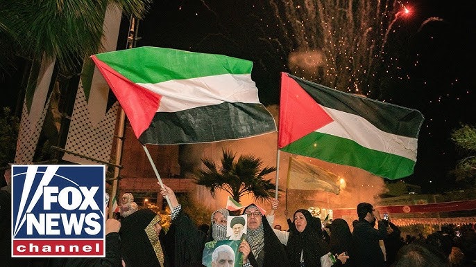 Anti Israel Protesters Applaud Iranian Attack