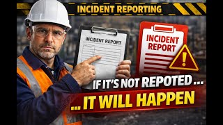 The importance of incident reporting  - If It’s Not Reported, It Will Happen