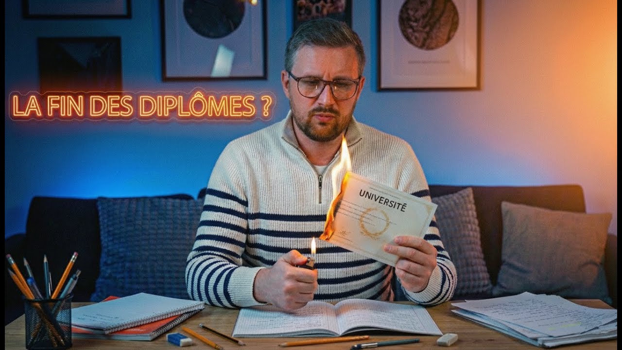Tu peux Brûler ton Diplôme, il ne vaut plus RIEN !