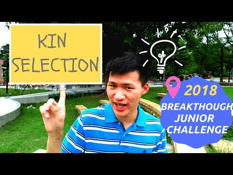 Breakthrough Junior Challenge 2018 | Kin selection | Teddy Lin