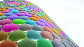 Hexagon Background Loop Full HD 3d