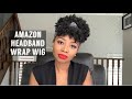 #116- $24 SUPER CUTE AFFORDABLE HEADBAND WIG 3C 4A 4B 4C KINKY NATURAL HAIR | AMAZON Afroanew Dupe