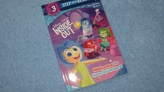 Inside Out Welcome To Headquarters Childrens Read Aloud Story Book For Kids