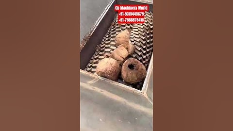Coconut Shell Shredder Machine ###Gb Machinery World -+91-9821666286/91-9315445679