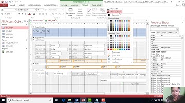 [MS Access] - Bài tập Report Main-Sub Access