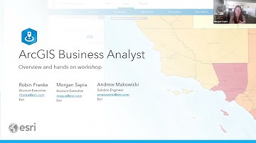 Regional Data Platform: Introduction to ArcGIS Business Analyst
